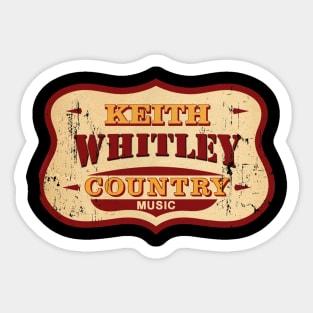 Keith Whitley COUNTRY MUSIC Sticker